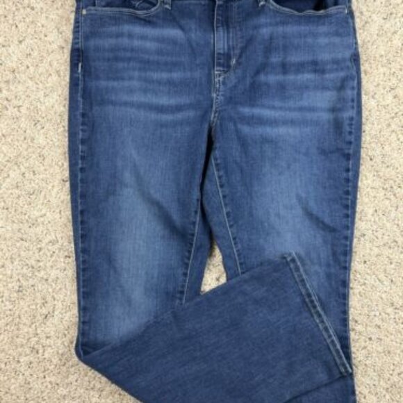 Levi's Strauss Signature Womens Mid Rise Bootcut Jean 16M 33x32 Jeans Denim - Picture 1 of 6